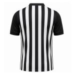 Custom Basketball Referee Jersey in black and white stripes with V-neck collar for men and women officials