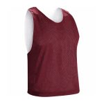 Custom reversible lacrosse jersey with breathable mesh fabric, waist-length cut and dual-side wear for team practice and scrimmages