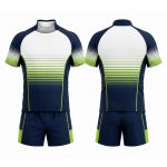 Custom Rugby Team Kit with performance jersey and matching shorts for clubs and teams