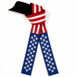 american flag martial arts belt with embroidered stars and stripes by Dravon Industries