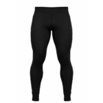 Solid black custom compression pants for fitness workouts and MMA spats base layer