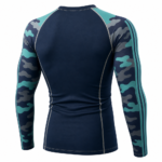 Camo Long Sleeve Rash Guard – OEM Wholesale Supplier - Image 2