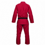 Custom Red BJJ Gi – Crimson Jiu-Jitsu Kimono - Image 2