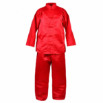 Custom Red Satin Kung Fu Uniform Wholesale Suit Manufacturer for OEM B2B Supply