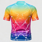 Gradient Short Sleeve Rash Guard – OEM Activewear Supplier - Image 2